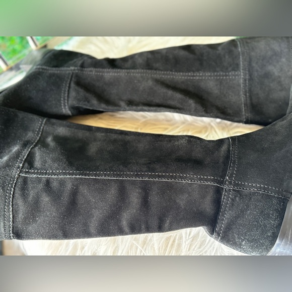 Nine West Black Suede Tall Boots size 9 - Picture 8 of 11